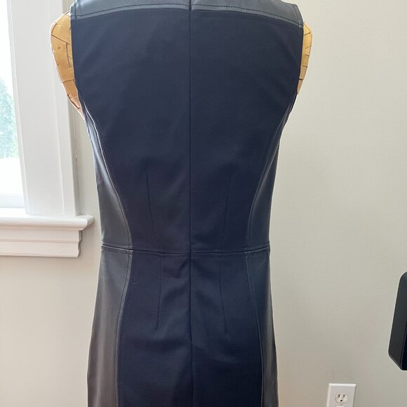 Vintage faux leather/stretch Mexx Metropolitan dress, Size small - Picture 3 of 10